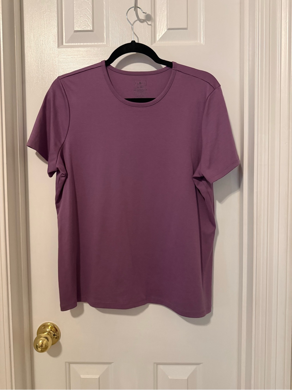 L.L. Bean Women’s Pima Short Sleeve Crew Tee - Mauve